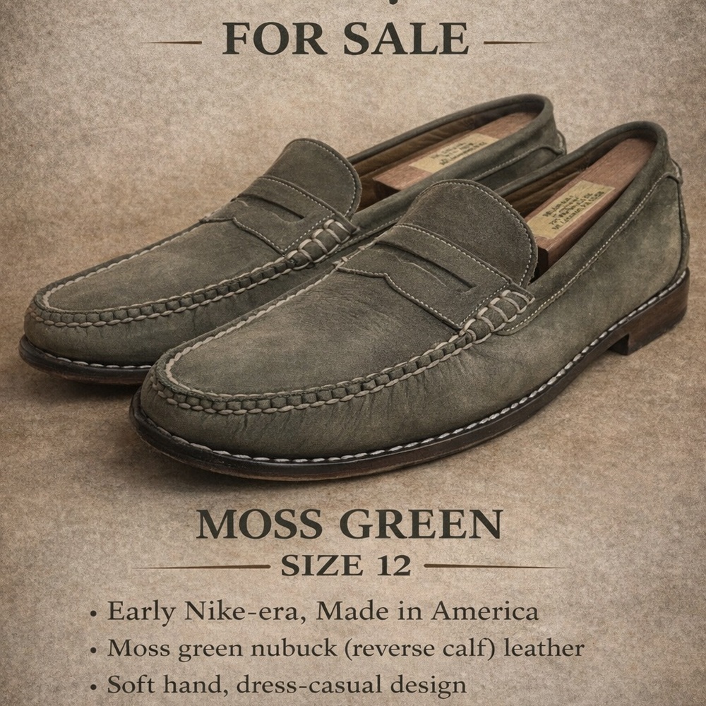 Cole Haan Moss Green Men's Loafers